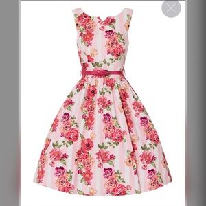 Bouquet Floral Stripes size 20 NWT